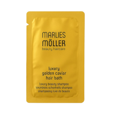 Драгоценный икорный шампунь / LUXURY GOLDEN CAVIAR HAIR BATH (ПРОБНИК) Marlies Moller — фото №1