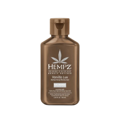 Молочко для тела с ниацинамидом "Ваниль Люкс" / Vanilla Lux Herbal Body Moisturizer Hempz — фото №1