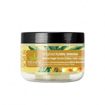 Цукровий скраб для тіла "Original" / Original Floral Banana Herbal Sugar Scrub Hempz — фото №1