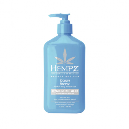 Молочко зволожуюче "Оушен Бріз" з гіалуроновою кислотою Hempz — фото №1