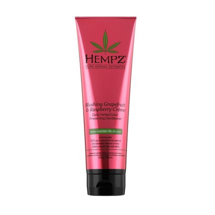 Кондиціонер для збереження кольору та блиску волосся /  Blushing Grapefruit&Raspberry Creme Daily Herbal Color Preserving Condidtioner Hempz — фото №1