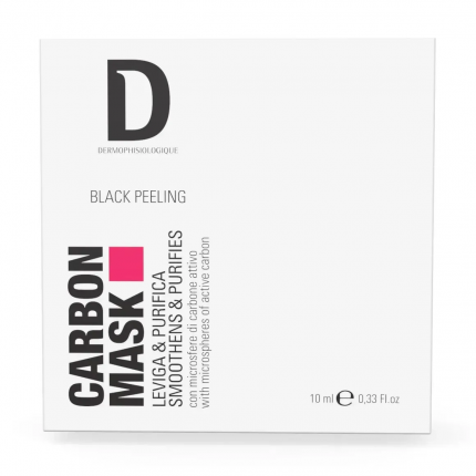 Карбонова маска з вугіллям для домашнього пілінгу / Carbon Mask Black Peeling (ПРОМО) Dermophisiologique — фото №1