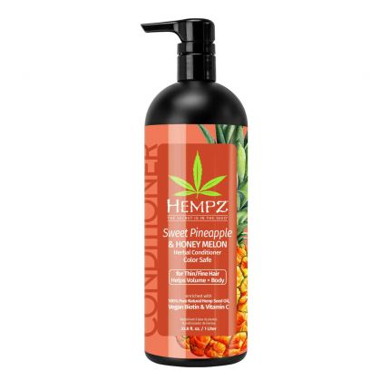 Кондиціонер для об'єму "Солодкий ананас - Медова Диня" / Sweet Pineapple & Honey Melon Herbal Conditioner Hempz — фото №1