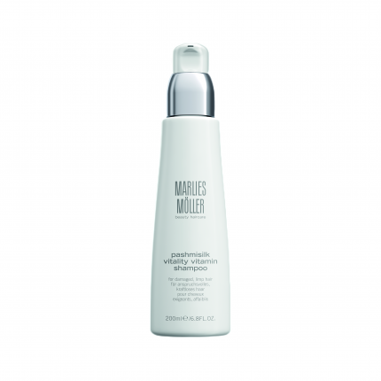 Вітамінний шампунь для ослабленого волосся / PASHMISILK VITALITY VITAMIN SHAMPOO Marlies Moller — фото №1