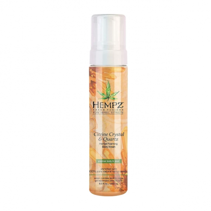 Піна для душу "Крістал-Цитрус" / Herbal Foaming Body Wash "Citrine Crystal" Hempz — фото №1