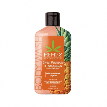 Гель для душу "Солодкий ананас - Медова диня" / Sweet Pineapple & Honey Melon Hempz — фото №1