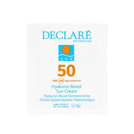 Сонцезахисний крем-бустер з гіалуроновою кислотою / Hyaluron Boost Sun Cream (ПРОБНИК) Declare — фото №1