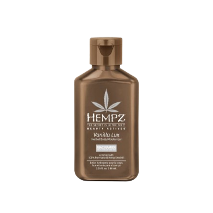 Молочко для тіла з ніацинамідом "Ваніль Люкс" / Vanilla Lux Herbal Body Moisturizer Hempz — фото №1