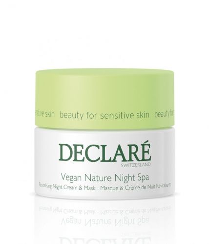 Нічний крем-маска для обличчя «Веган-СПА» /  Vegan Nature Spa Night Cream-Mask Declare — фото №1