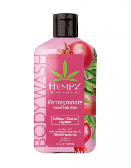 Гель для душу "Гранат" / Pomegranate Body Wash Hempz — фото №1